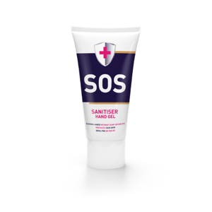 SOS Čistící dezinfekční antibakteriální gel na ruce 65 ml